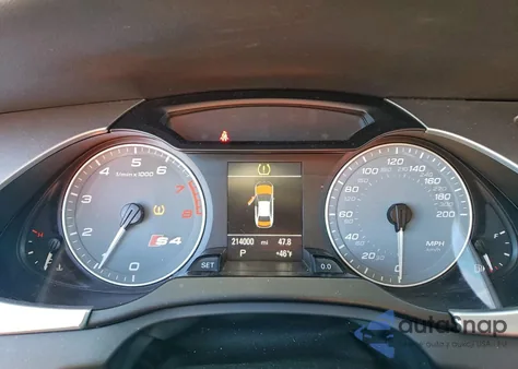 2011 Audi S4 Prestige из США, поврежденный, VIN WAUKGAFL5BA009802